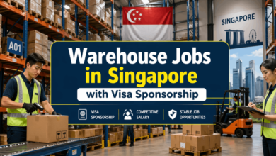 Warehouse Jobs in Singapore with Visa Sponsorship