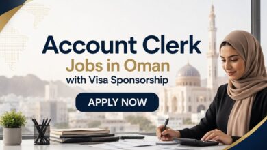 Account Clerk Jobs in Oman with Visa Sponsorship