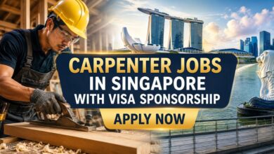 Carpenter Jobs in Singapore with Visa Sponsorship