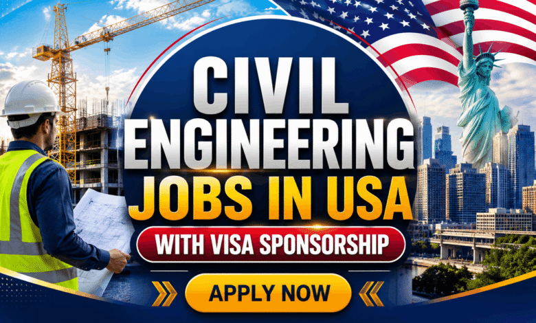 Civil Engineering Jobs in USA with Visa Sponsorship