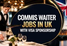 Commis Waiter Jobs in UK with Visa Sponsorship