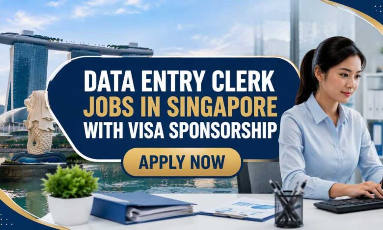 Data Entry Clerk Jobs in Singapore with Visa Sponsorship