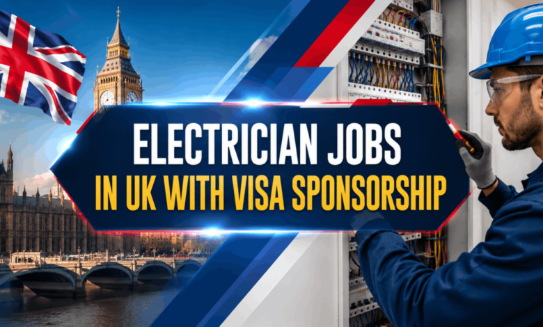 Electrician Jobs in UK with Visa Sponsorship