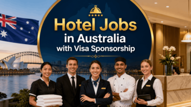 Hotel Jobs in Australia with Visa Sponsorship