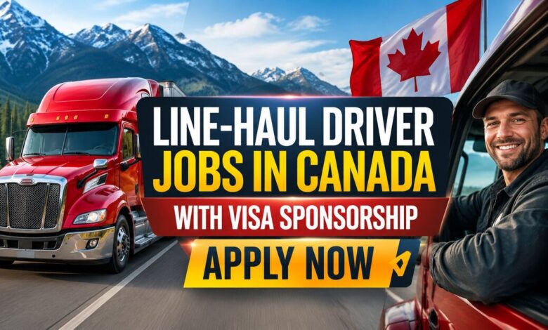 Line-haul driver Jobs in Canada with Visa Sponsorship