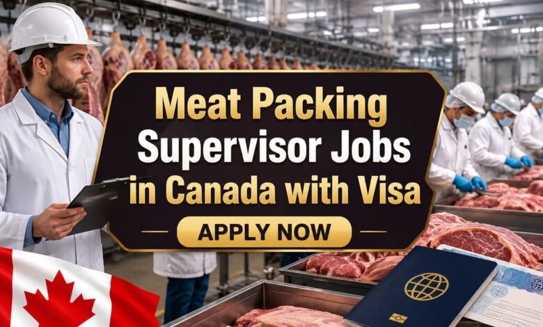 Meat Packing Supervisor Jobs in Canada with Visa