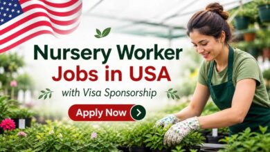 Nursery Worker Jobs in USA with Visa Sponsorship