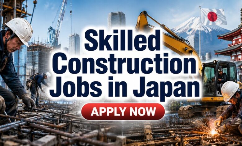Skilled Construction Jobs in Japan with Visa 2026 30 Skilled Construction Jobs in Japan with Visa