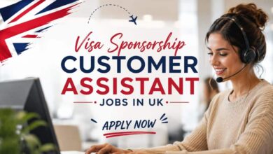 Visa Sponsorship Customer Assistant Jobs in UK