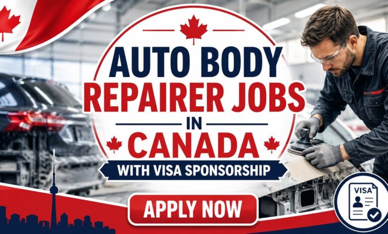 Auto Body Repairer Jobs in Canada with Visa Sponsorship