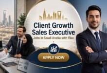 Client Growth Sales Executive Jobs in Saudi Arabia with Visa