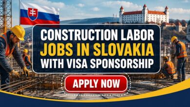 Construction Labor Jobs in Slovakia with Visa Sponsorship