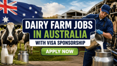 Dairy Farm Jobs in Australia with Visa Sponsorship