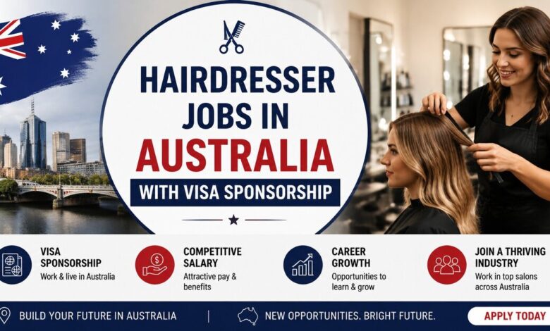 Hairdresser Jobs in Australia with Visa Sponsorship