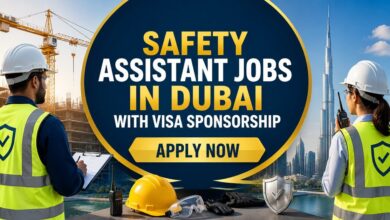 Safety Assistant Jobs in Dubai with Visa Sponsorship
