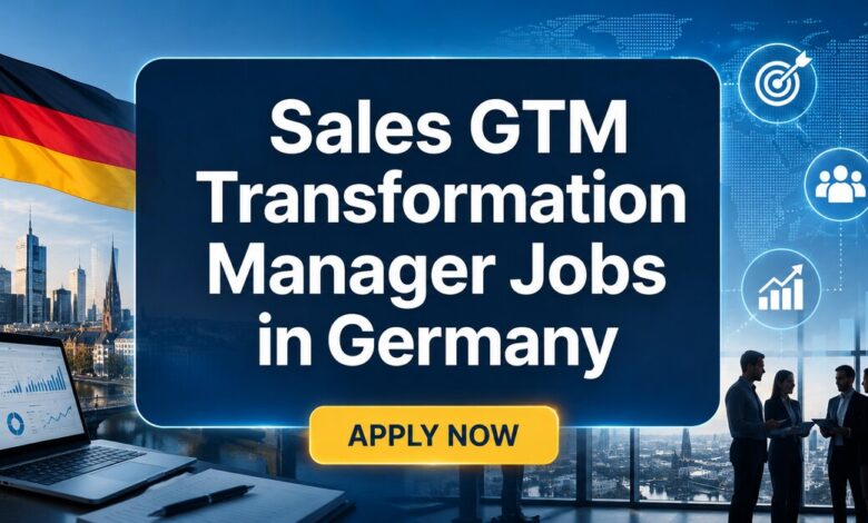 Sales GTM Transformation Manager Jobs in Germany