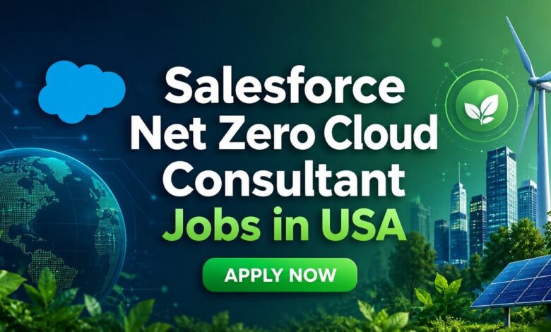 Salesforce Net Zero Cloud Consultant Jobs in USA 2026 23 Salesforce Net Zero Cloud Consultant Jobs in USA
