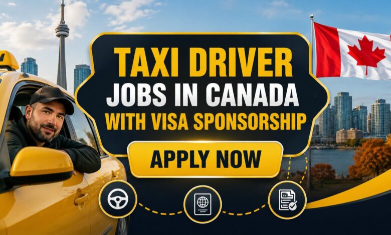 Taxi Driver Jobs in Canada With Visa Sponsorship