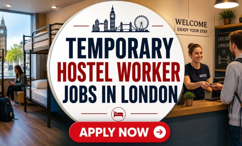 Temporary Hostel Worker Jobs in London