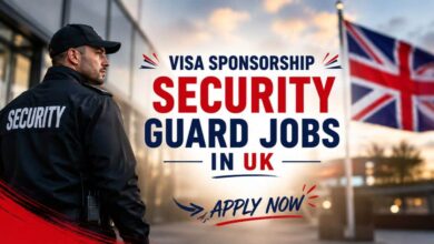 Visa Sponsorship Security Guard Jobs in UK