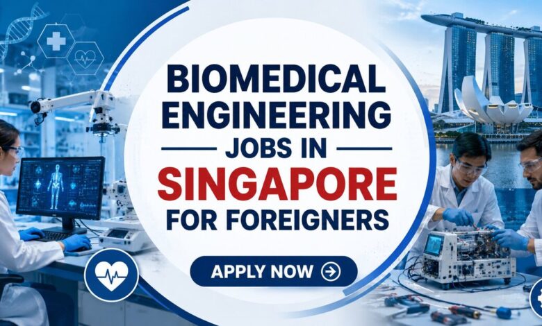 Biomedical Engineering Jobs in Singapore for Foreigners