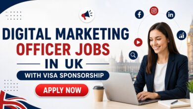 Digital Marketing Officer Jobs in UK with Visa Sponsorship