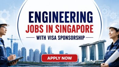 Engineering Jobs in Singapore with Visa Sponsorship 2026 3 Engineering Jobs in Singapore with Visa Sponsorship