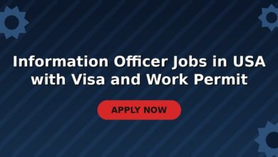Information Officer Jobs in USA with Visa and Work Permit