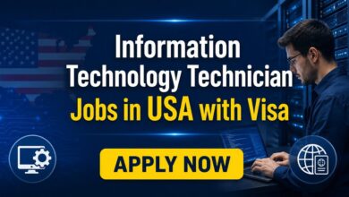 Information Technology Technician Jobs in USA with Visa 2026 2 Information Technology Technician Jobs in USA with Visa