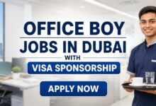 Office Boy Jobs in Dubai with Visa Sponsorship