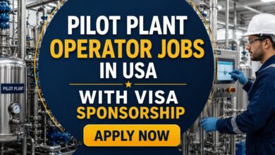 Pilot Plant Operator Jobs in USA with Visa Sponsorship