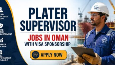Plater Supervisor Jobs in Oman with Visa Sponsorship