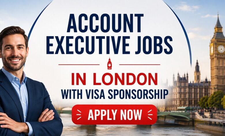 Account Executive Jobs in London with Visa Sponsorship
