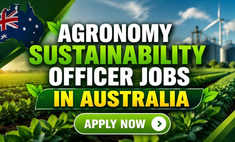 Agronomy Sustainability Officer Jobs in Australia