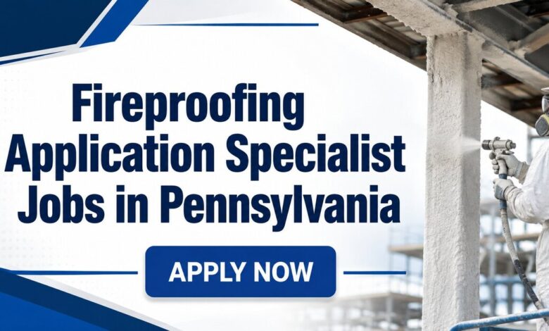 Fireproofing Application Specialist Jobs in Pennsylvania