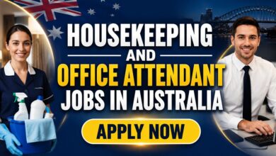 Housekeeping and Office Attendant Jobs in Australia