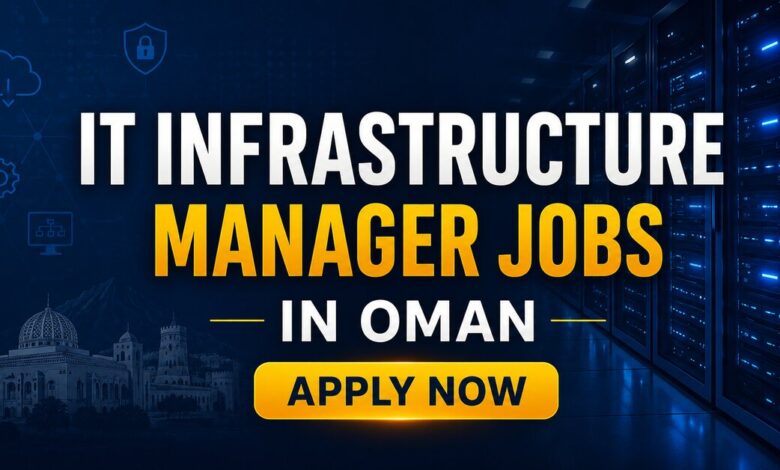 IT Infrastructure Manager Jobs in Oman