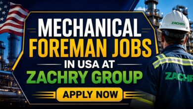 Mechanical Foreman Jobs in USA at Zachry Group 2026 2 Mechanical Foreman Jobs in USA at Zachry Group