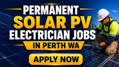 Permanent Solar PV Electrician Jobs in Perth WA