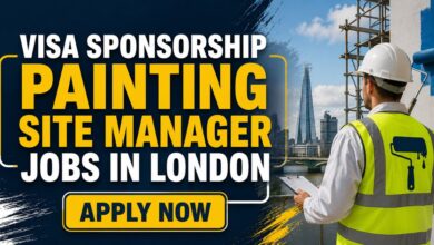 Visa Sponsorship Painting Site Manager Jobs in London