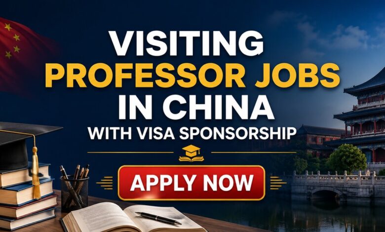 Visiting Professor Jobs in China with Visa Sponsorship